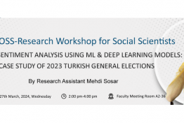The First Research Workshop for Social Scientists of the Year 2024 Took Place.