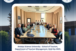 Tourism Management Department has organized the Advisory Board Meeting for the 2025-2026 Academic Year.