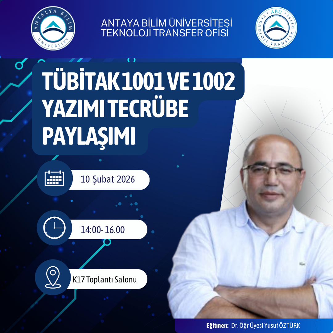 TÜBİTAK 1001 ve 1002 Proje Yazımı – Tecrübe Paylaşımı