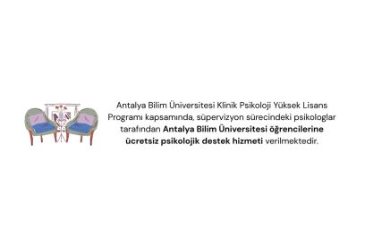 Üniversite Öğrencilerimize Ücretsiz Psikolojik Destek