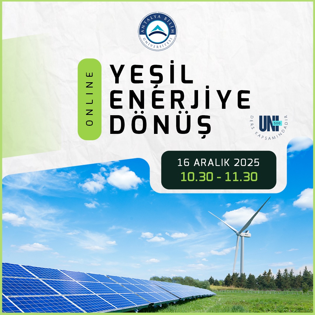 Yeşil Enerjiye Dönüş | Çevrim İçi Öğrenci Çalıştayı